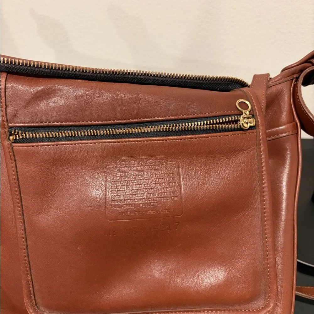 Vintage Coach Whitney Brown Leather Satchel